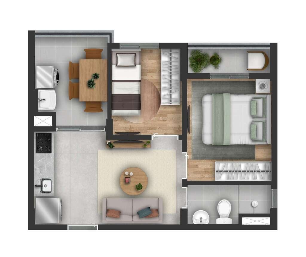 Apartamento à venda com 2 quartos, 36m² - Foto 25