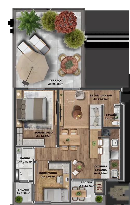 Apartamento, 2 quartos, 92 m² - Foto 4