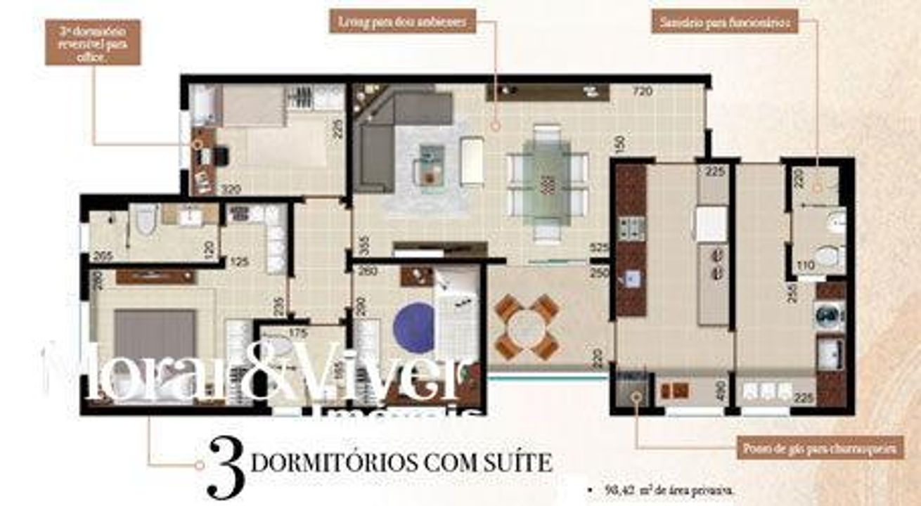 Apartamento à venda com 3 quartos, 98m² - Foto 31