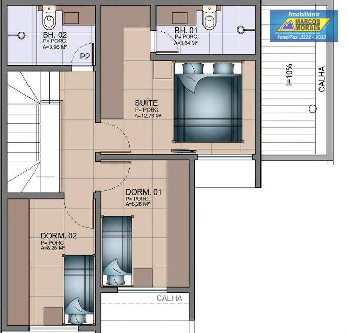 Casa de Condomínio à venda com 3 quartos, 140m² - Foto 2