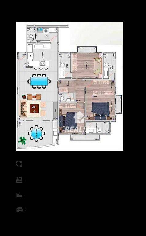 Apartamento à venda com 3 quartos, 132m² - Foto 13