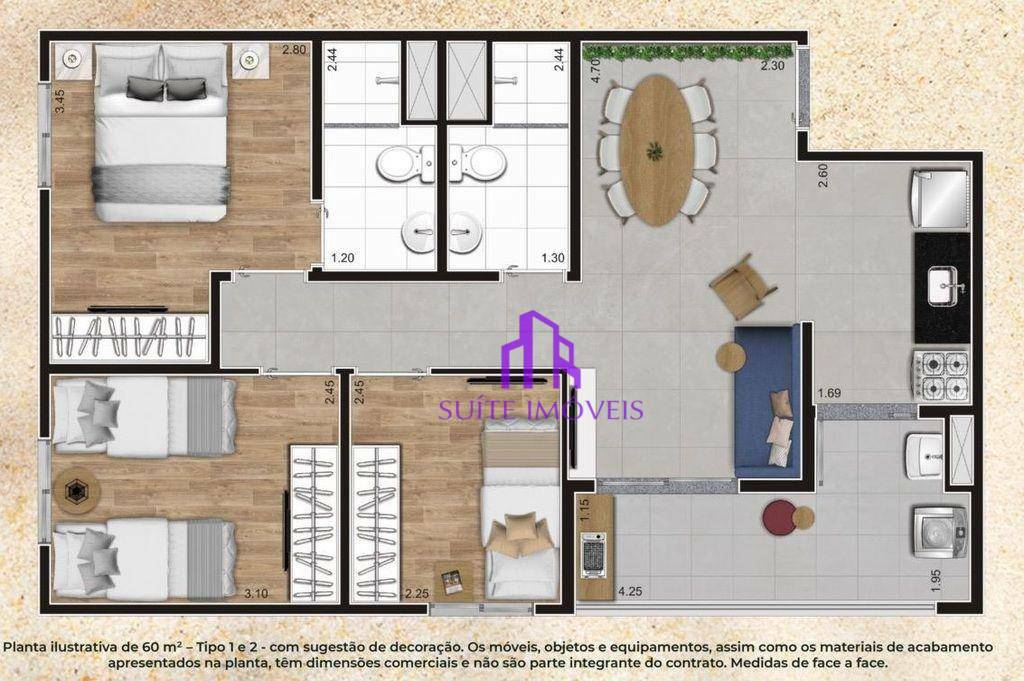 Apartamento à venda com 2 quartos, 42m² - Foto 11