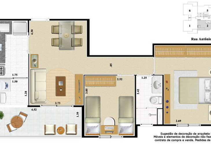 Apartamento à venda com 2 quartos, 59m² - Foto 10