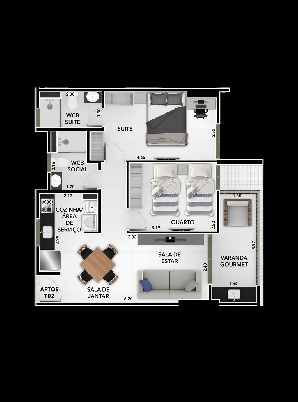 Apartamento à venda com 3 quartos, 8004m² - Foto 19