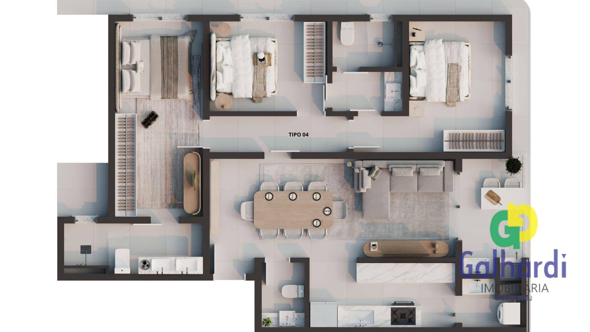 Apartamento à venda com 2 quartos, 130M2 - Foto 19