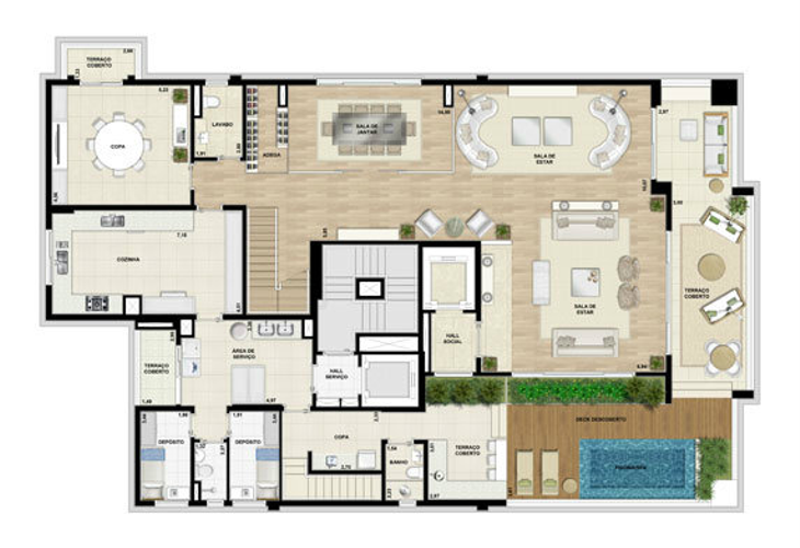 Apartamento à venda com 4 quartos, 346m² - Foto 20