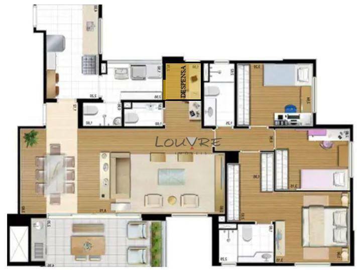 Apartamento à venda com 3 quartos, 123m² - Foto 48