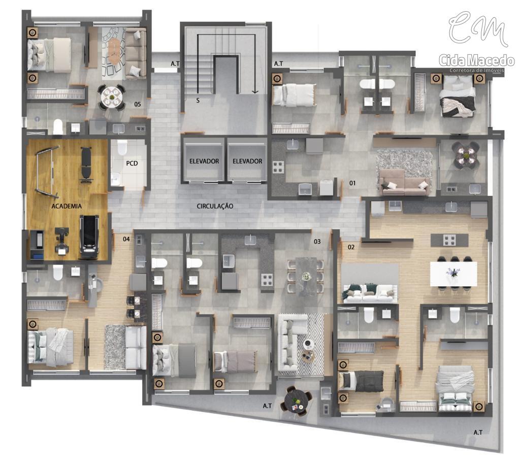 Apartamento à venda com 2 quartos, 59m² - Foto 16