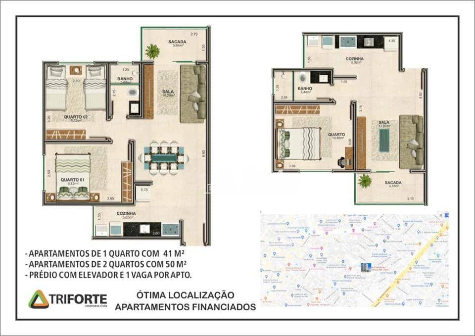 Apartamento à venda com 1 quarto, 46m² - Foto 21