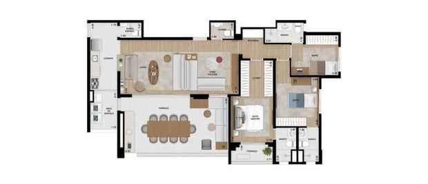 Apartamento à venda com 3 quartos, 136m² - Foto 16