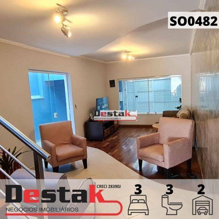 Sobrado à venda com 3 quartos, 130m² - Foto 1