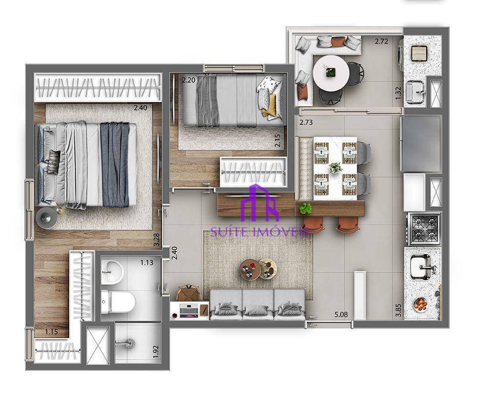 Cobertura à venda com 3 quartos, 81m² - Foto 25