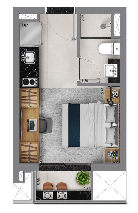 Apartamento à venda com 2 quartos, 58m² - Foto 39