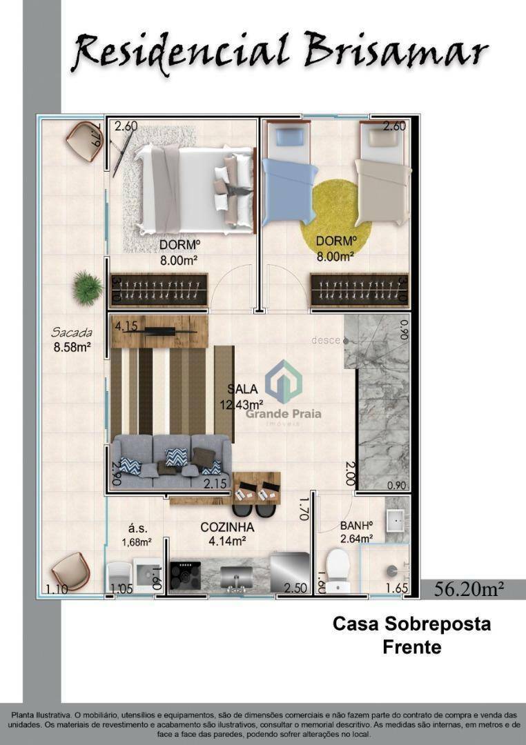 Casa à venda com 2 quartos, 47m² - Foto 4