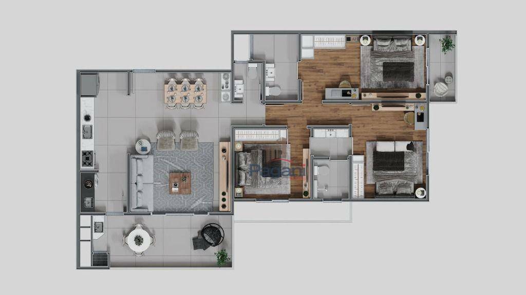 Apartamento à venda com 2 quartos, 100m² - Foto 25