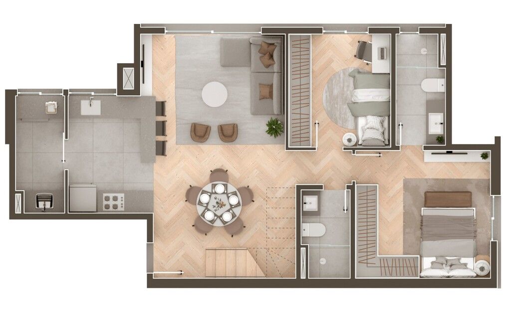 Apartamento à venda com 2 quartos, 113m² - Foto 10