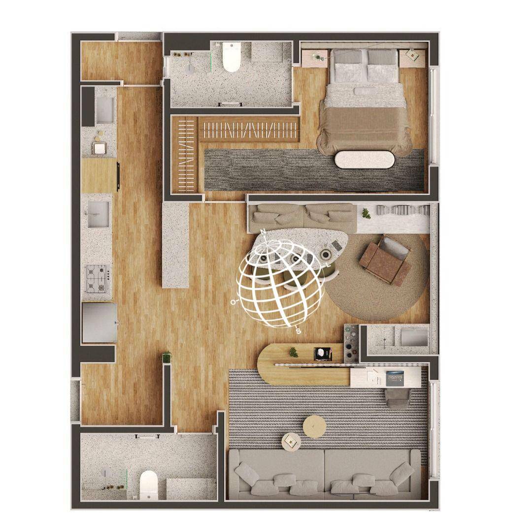 Apartamento à venda com 2 quartos, 69m² - Foto 17