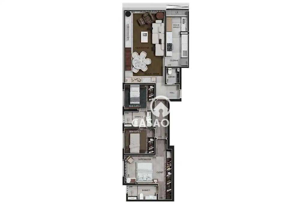 Apartamento à venda com 3 quartos, 111m² - Foto 18