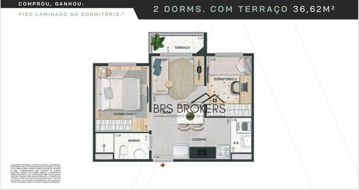 Apartamento à venda com 1 quarto, 34m² - Foto 31