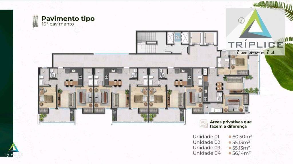 Apartamento à venda com 2 quartos, 55m² - Foto 16