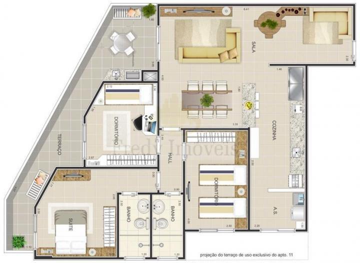 Apartamento à venda com 3 quartos, 113m² - Foto 28