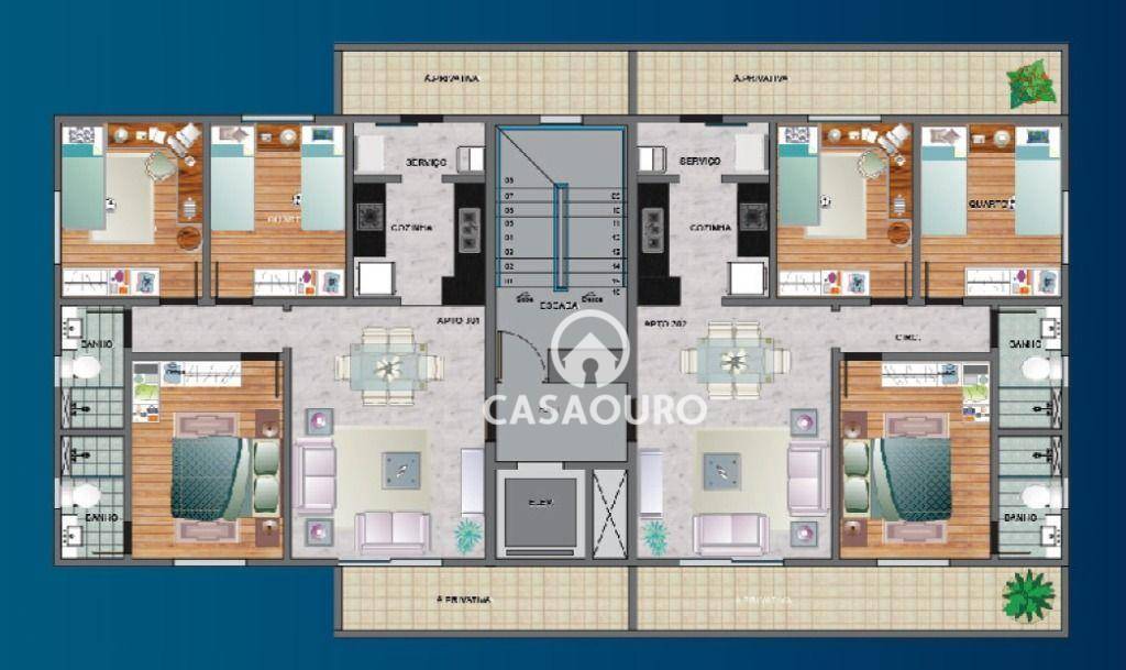 Apartamento à venda com 3 quartos, 88m² - Foto 30