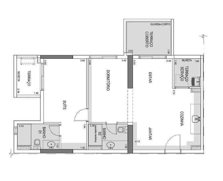 Apartamento à venda com 1 quarto, 72m² - Foto 14