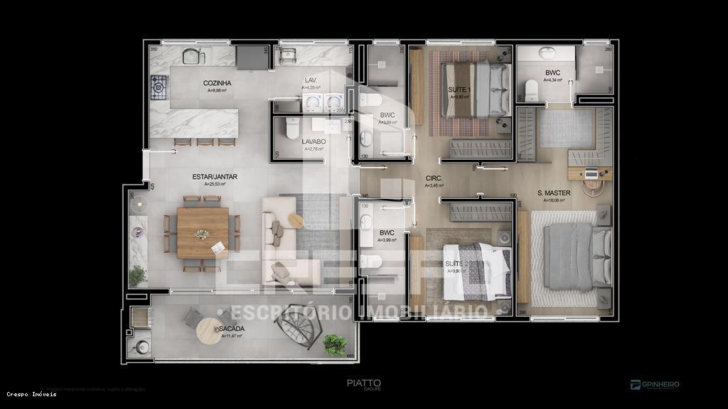 Apartamento à venda com 3 quartos, 128m² - Foto 15