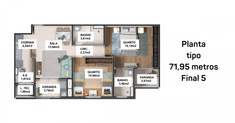 Apartamento à venda com 2 quartos, 59m² - Foto 30