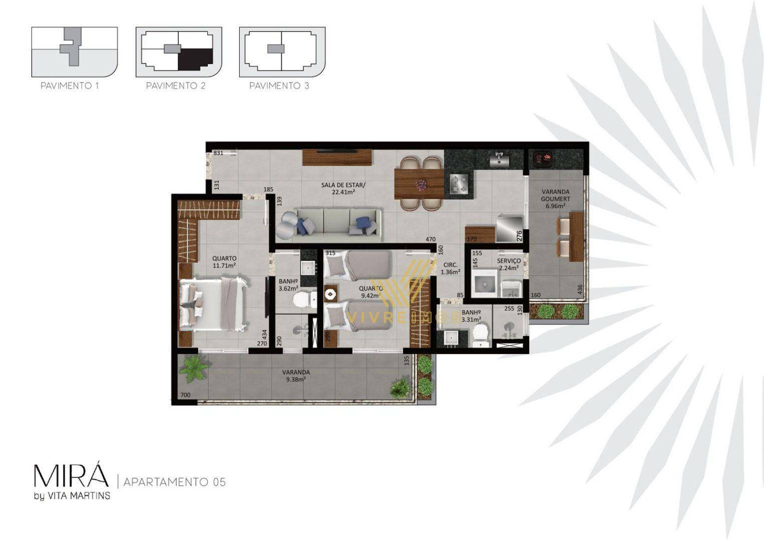 Apartamento à venda com 1 quarto, 97m² - Foto 23