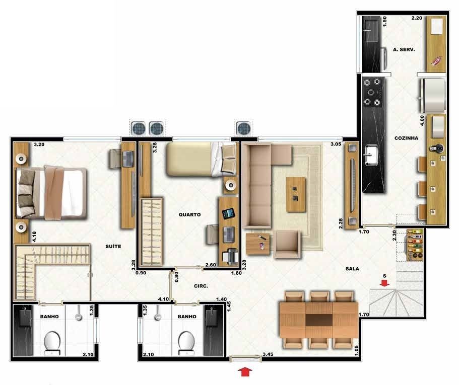 Cobertura à venda com 2 quartos, 187m² - Foto 31