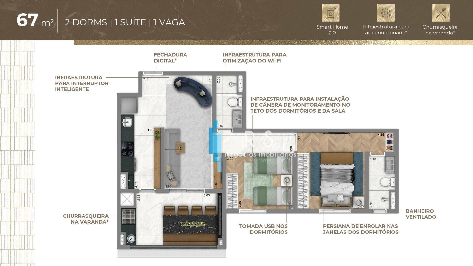 Apartamento à venda com 3 quartos, 80m² - Foto 39