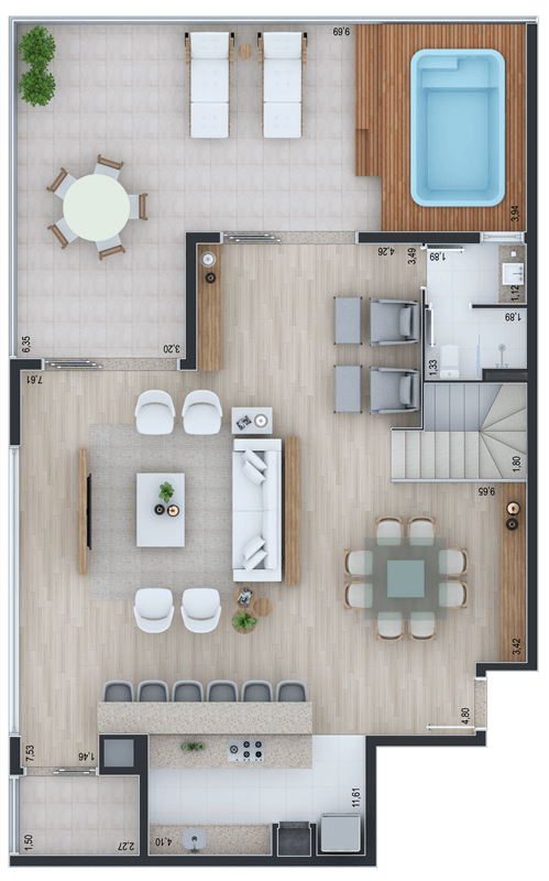 Apartamento à venda com 3 quartos, 14307m² - Foto 52