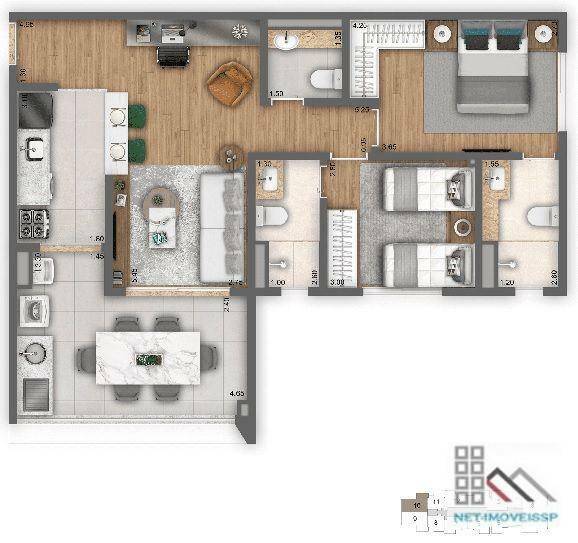 Apartamento à venda com 2 quartos, 76m² - Foto 36