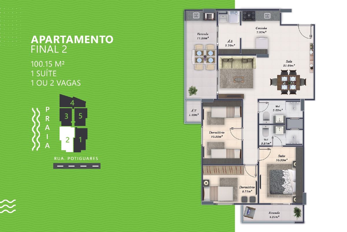 Apartamento à venda com 2 quartos, 73m² - Foto 13