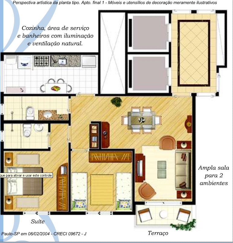 Apartamento à venda com 2 quartos, 67m² - Foto 5