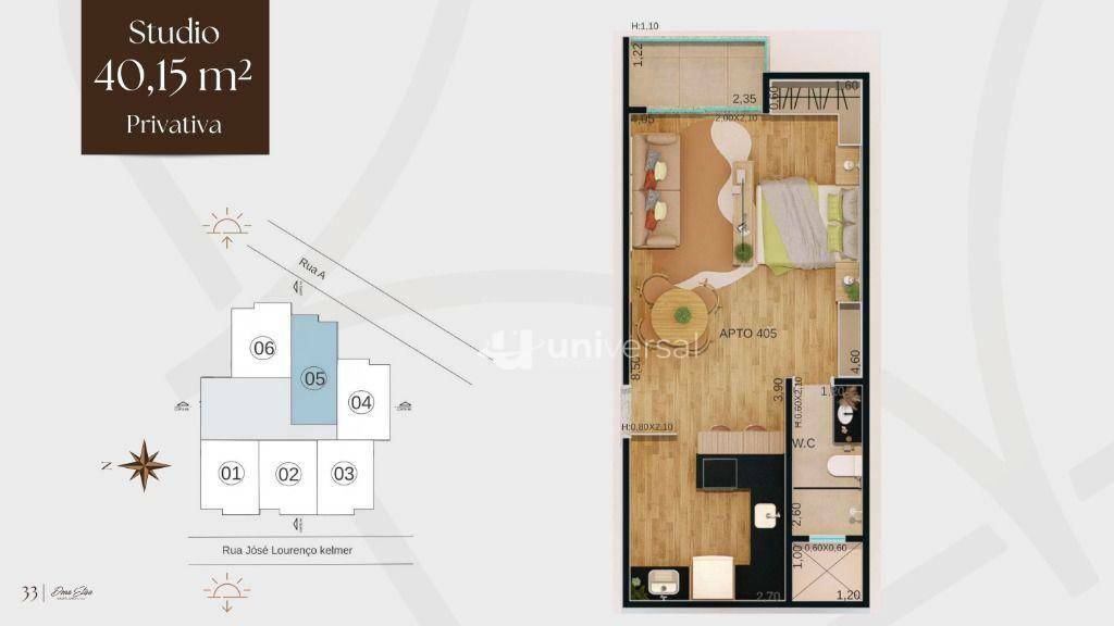 Kitnet-Studio, 35 m² - Foto 10