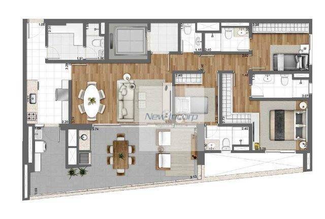 Apartamento à venda com 3 quartos, 131m² - Foto 43