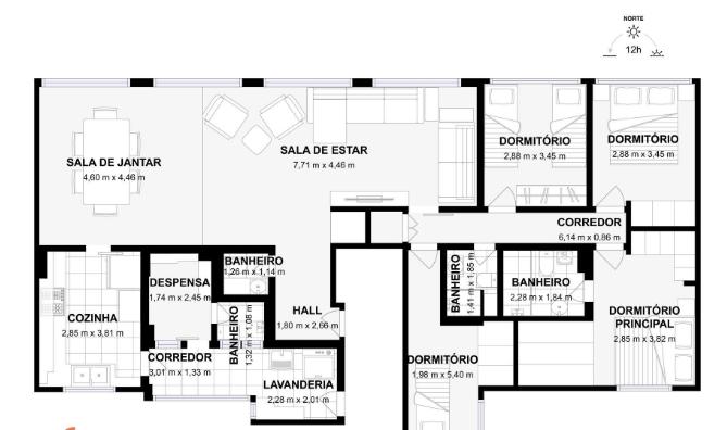 Apartamento à venda com 4 quartos, 155m² - Foto 45