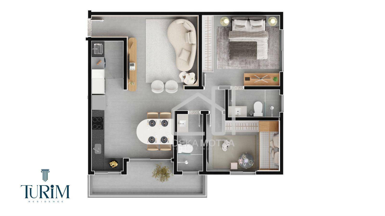 Apartamento à venda com 2 quartos, 79m² - Foto 4