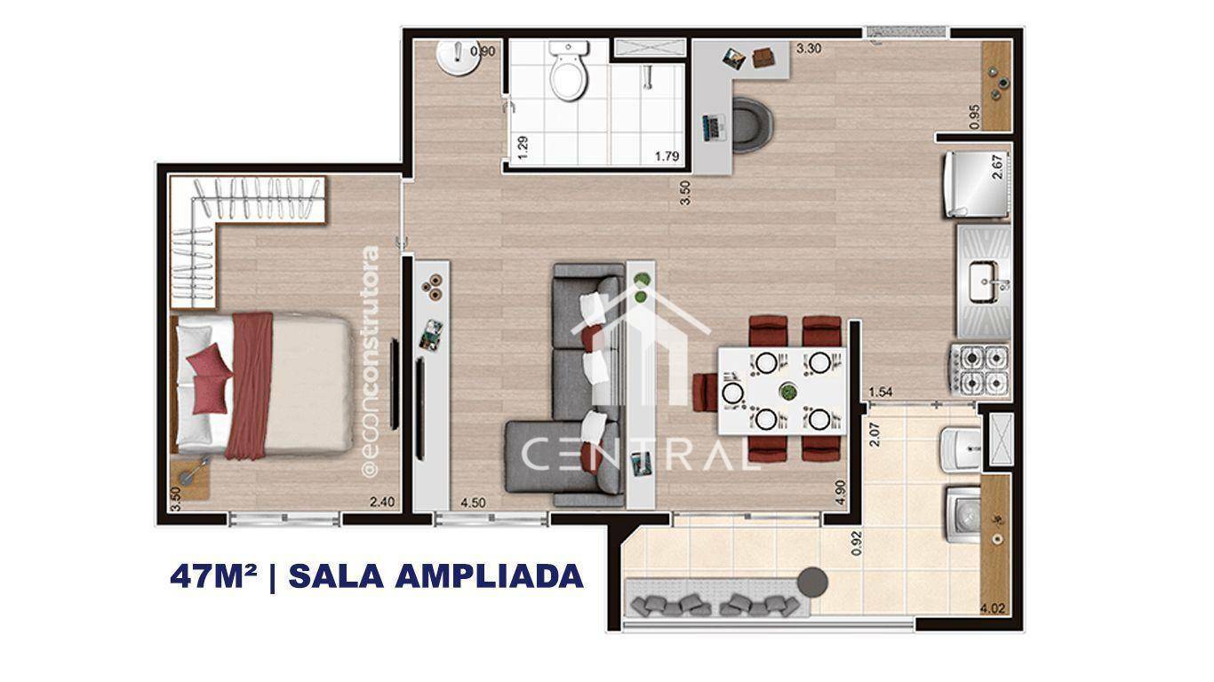 Apartamento à venda com 2 quartos, 47m² - Foto 36
