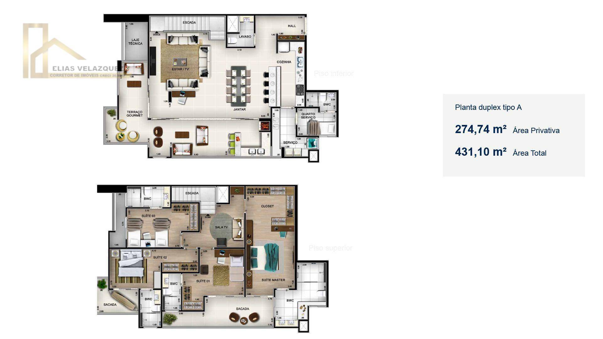 Apartamento à venda com 3 quartos, 137m² - Foto 37