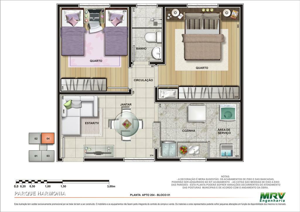 Apartamento à venda com 2 quartos, 49m² - Foto 26