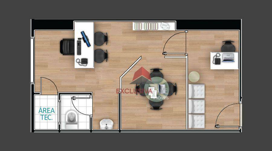 Conjunto Comercial-Sala à venda, 27m² - Foto 8