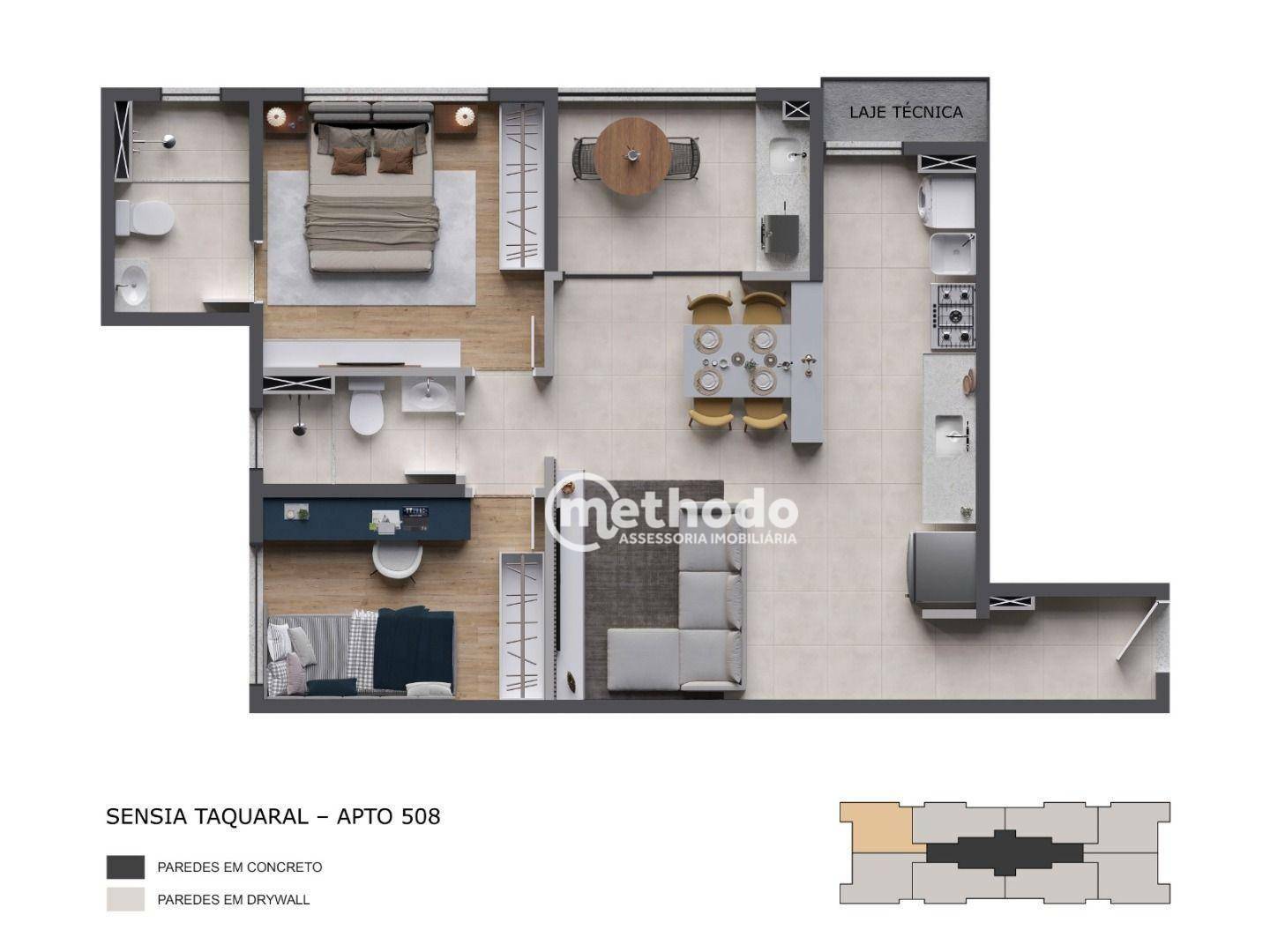 Apartamento à venda com 2 quartos, 61m² - Foto 25