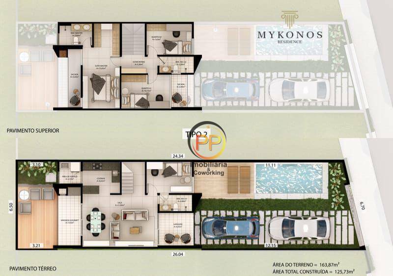 Casa à venda com 4 quartos, 125m² - Foto 3