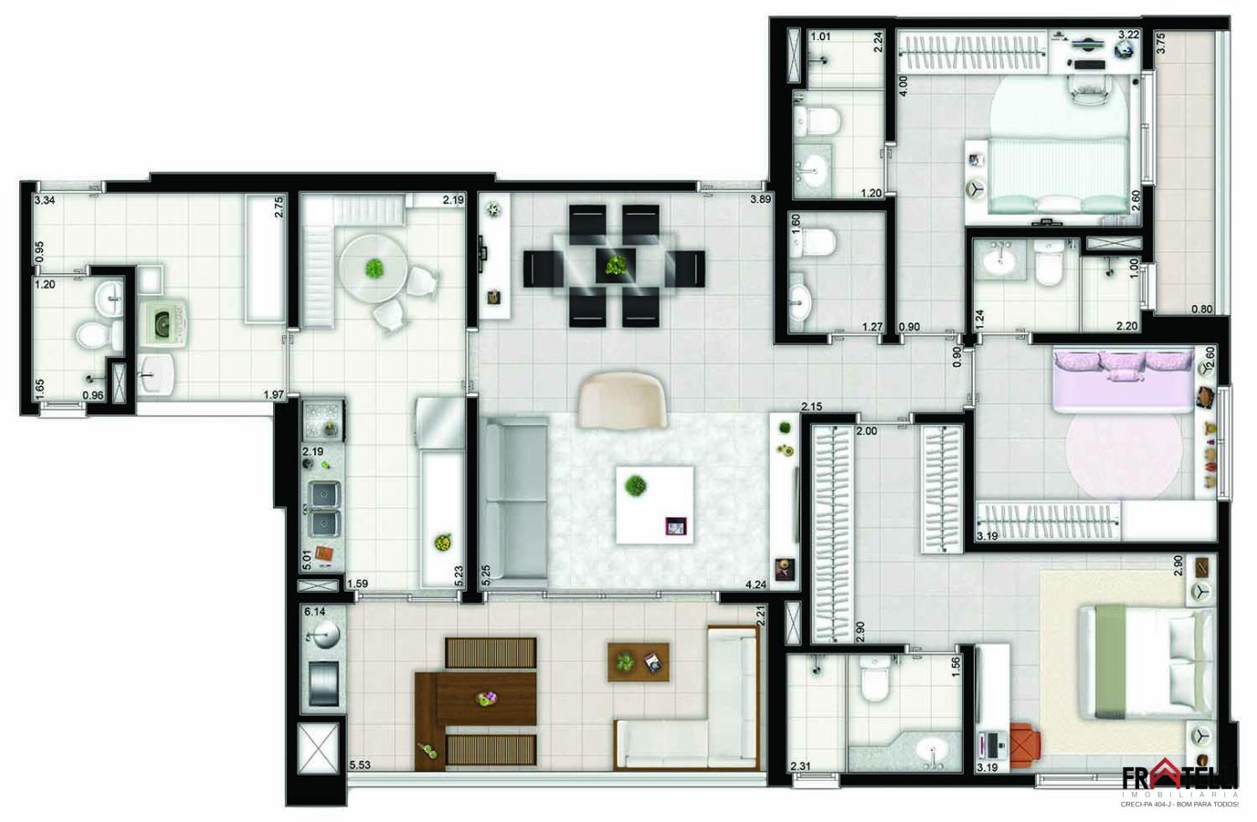 Apartamento à venda com 3 quartos - Foto 21