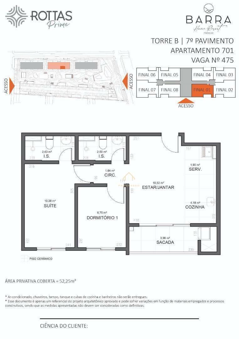 Apartamento à venda com 2 quartos, 52m² - Foto 7