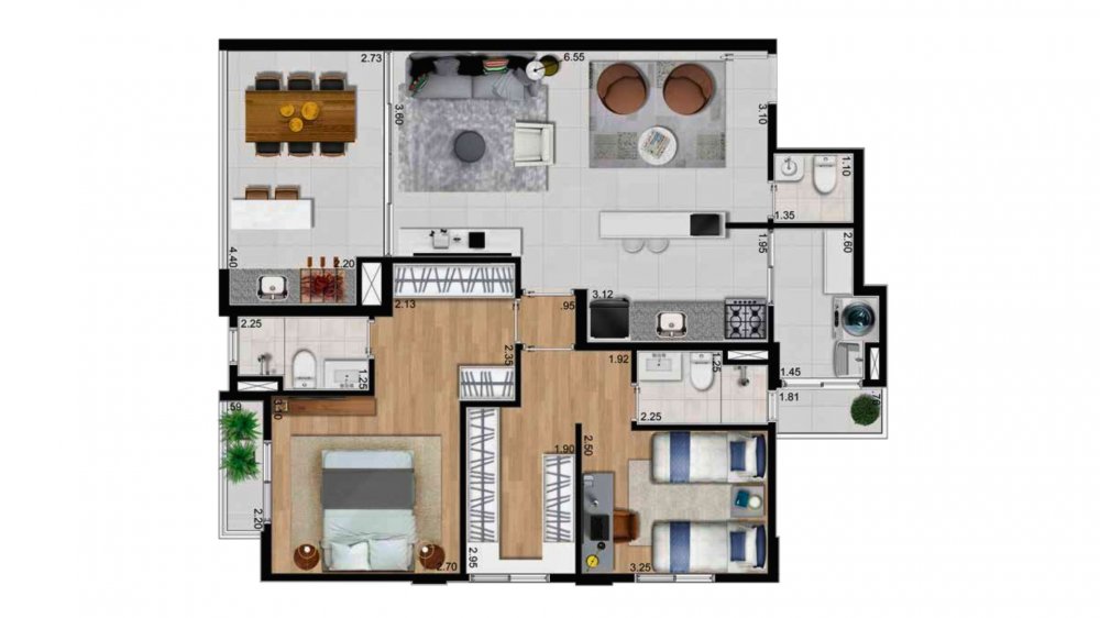 Apartamento à venda com 3 quartos, 99m² - Foto 18