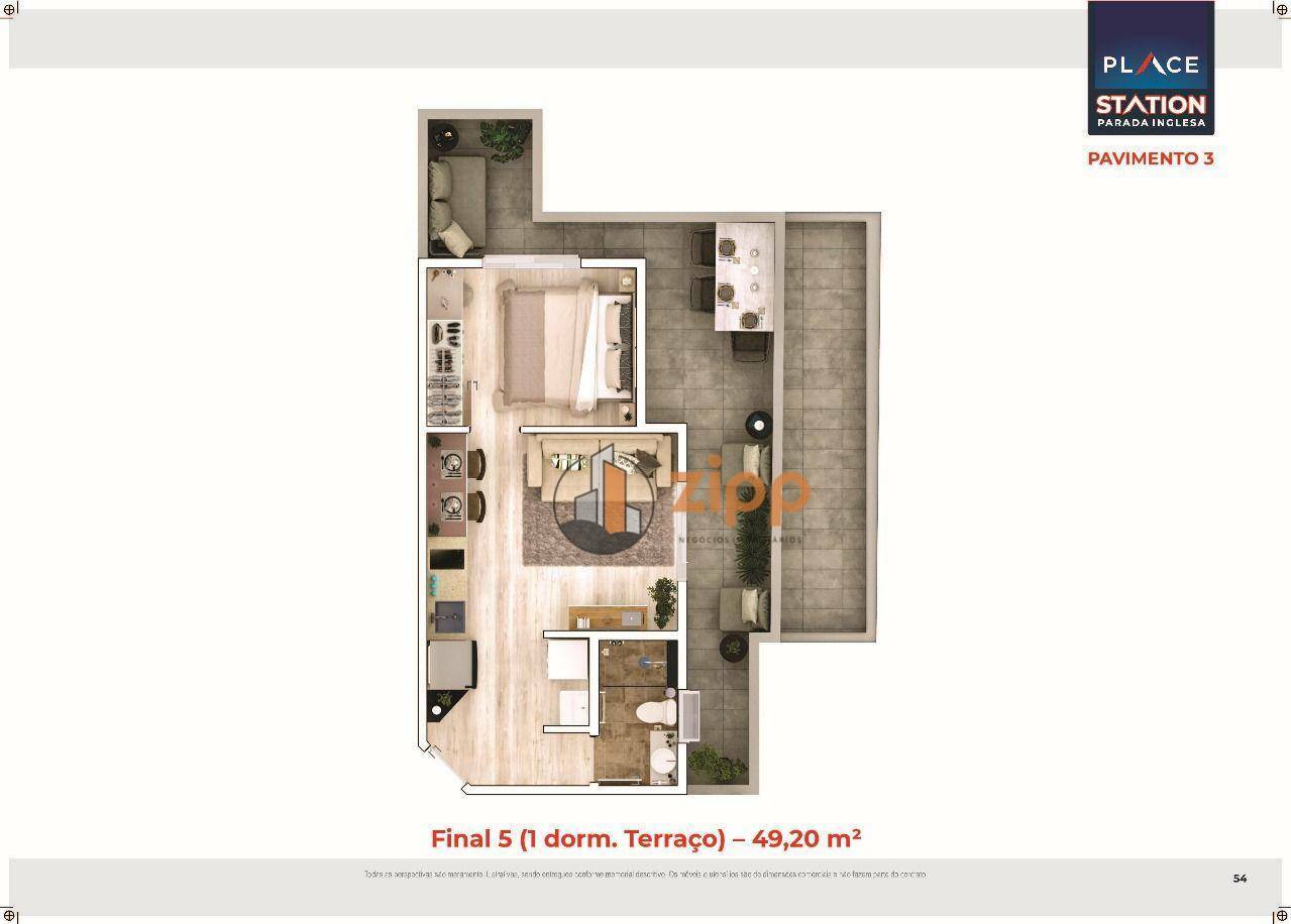 Apartamento à venda com 1 quarto, 29m² - Foto 10